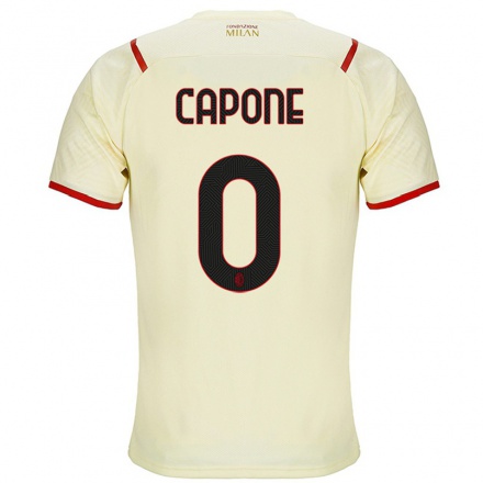Mujer Fútbol Camiseta Andrea Capone #0 Champaña 2ª Equipación 2021/22 La Camisa Chile