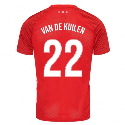 Mujer Fútbol Camiseta Franca Van De Kuilen #22 Rojo 1ª Equipación 2021/22 La Camisa Chile
