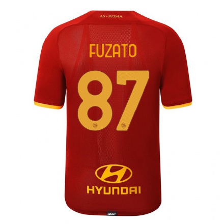 Mujer Fútbol Camiseta Daniel Fuzato #87 Rojo 1ª Equipación 2021/22 La Camisa Chile