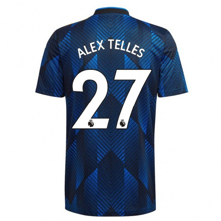 Mujer Fútbol Camiseta Alex Telles #27 Azul Oscuro 3ª Equipación 2021/22 La Camisa Chile